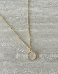 Collier chaîne nacre