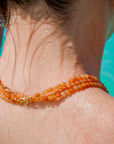 Collier aventurine orange étoile de mer