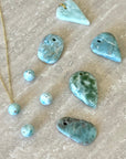 Collier cordon larimar