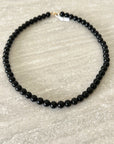 Collier onyx noir