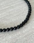 Collier onyx noir