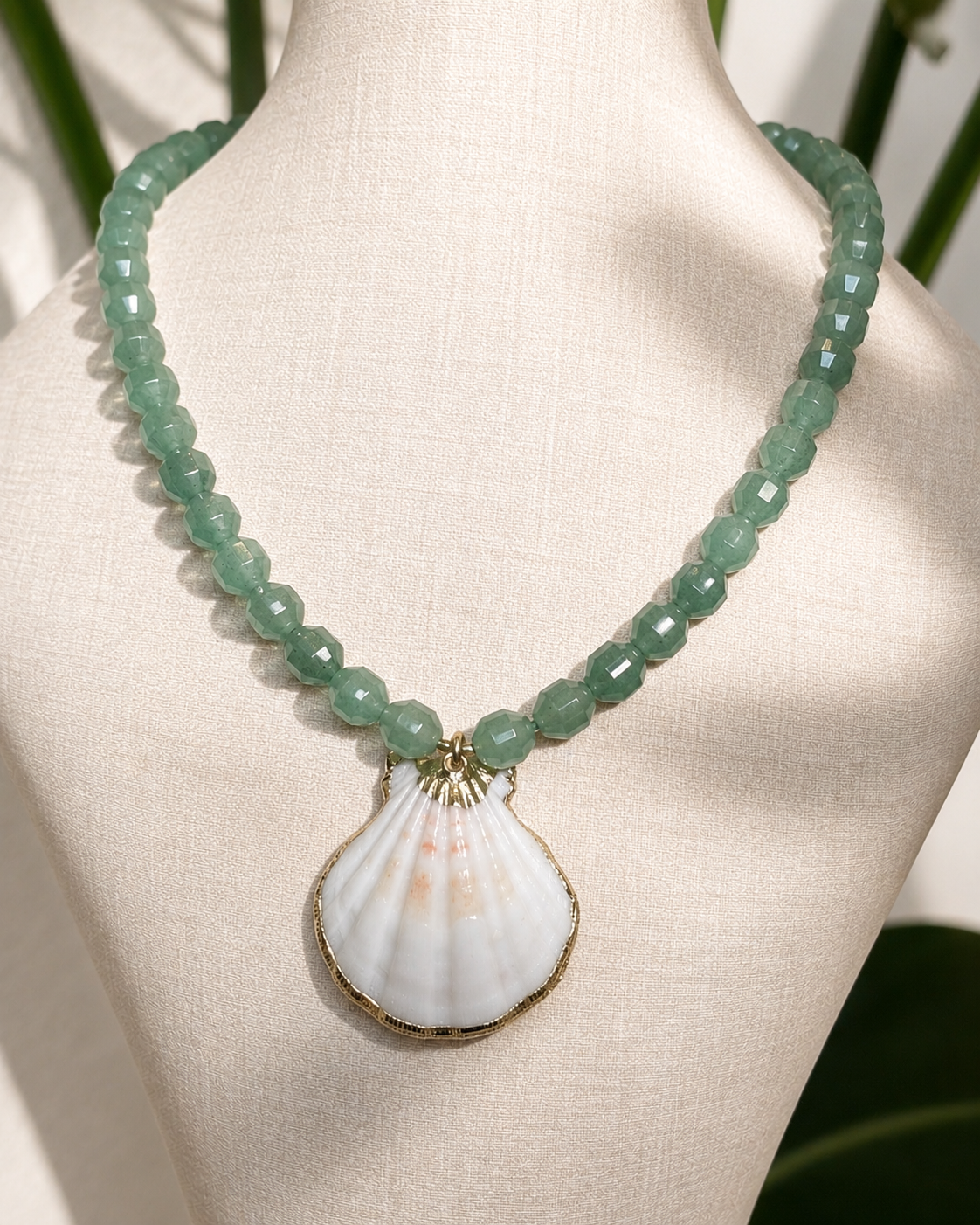 LE COLLIER AVENTURINE VERTE #2