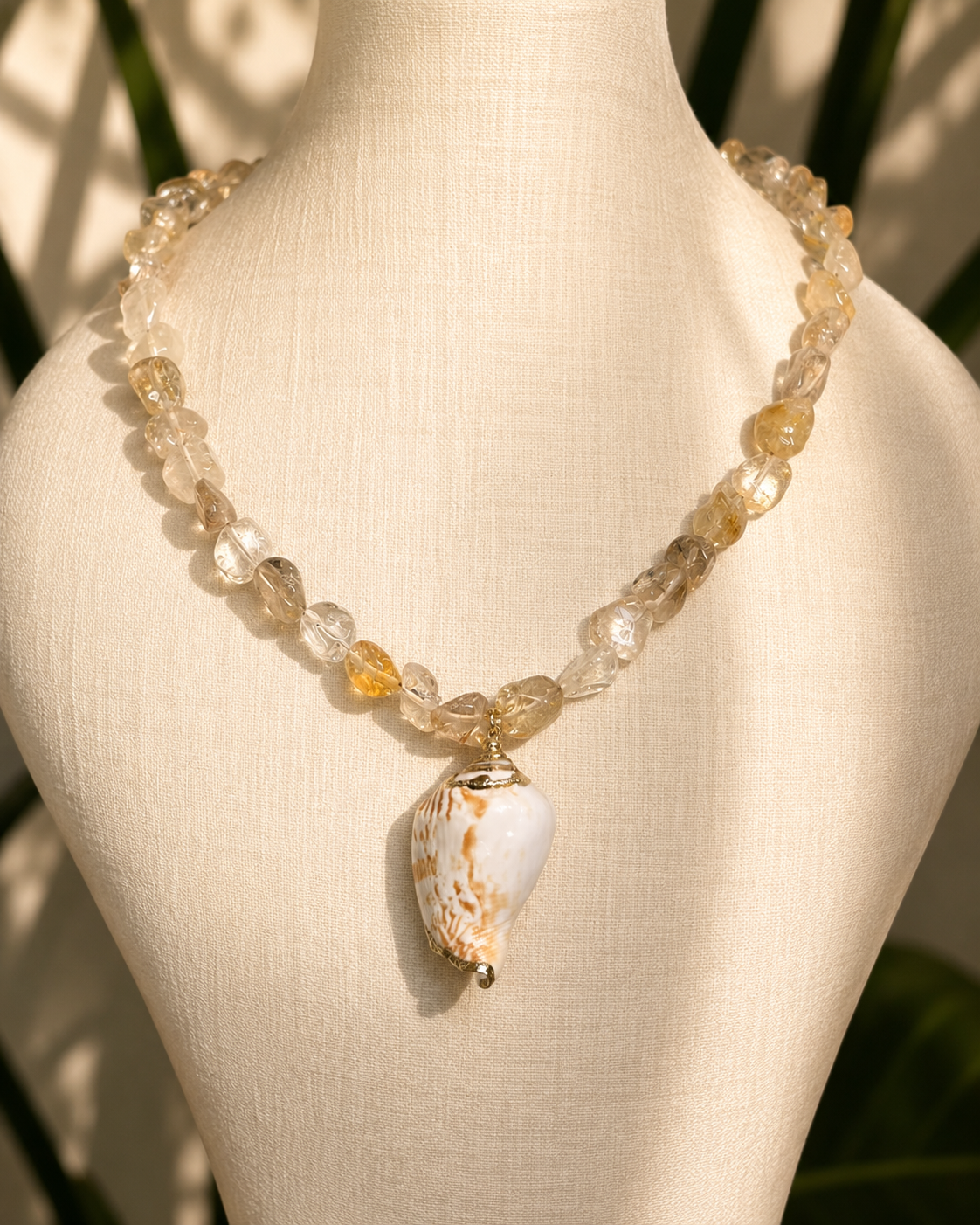 LE COLLIER QUARTZ RUTILÉ OR #2