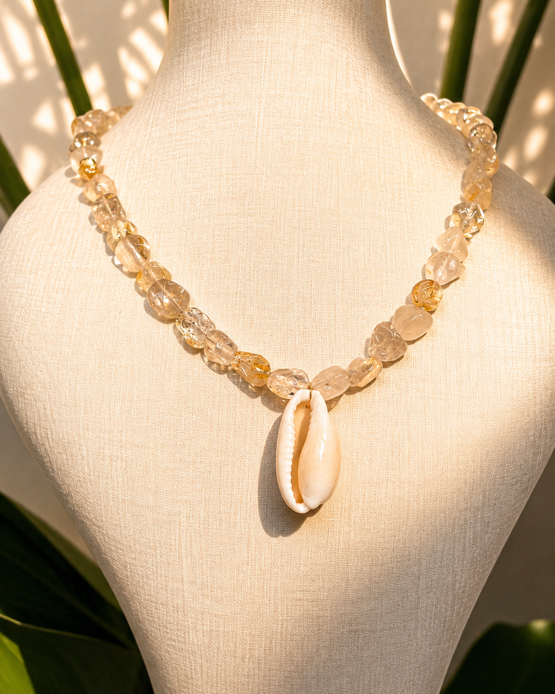 LE COLLIER QUARTZ RUTILÉ OR #1