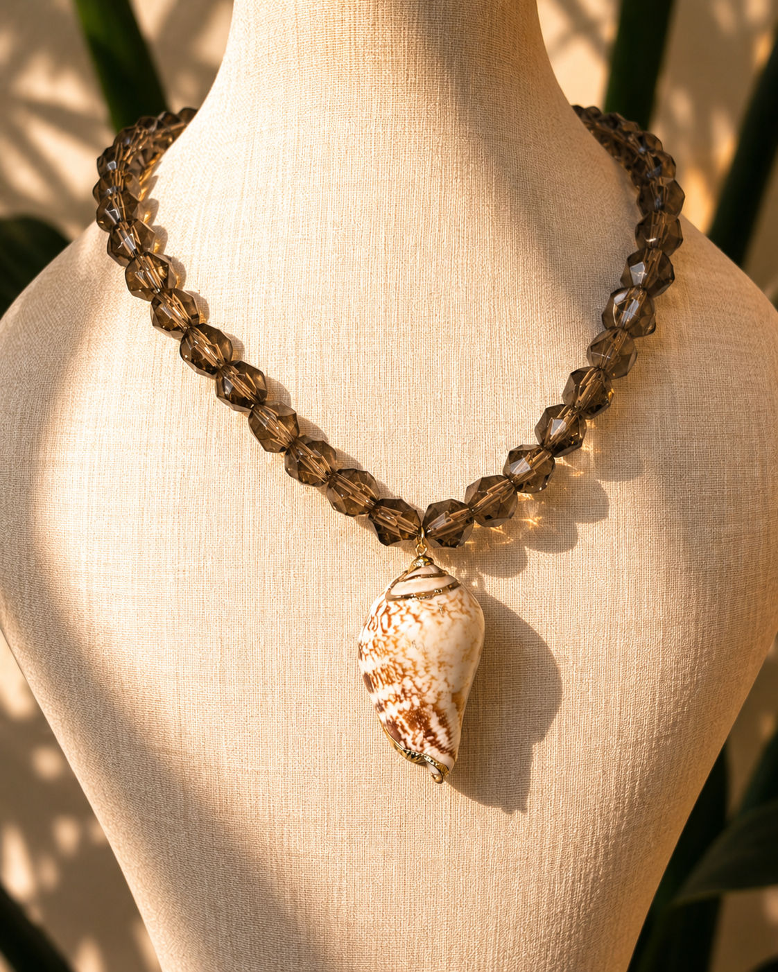 LE COLLIER QUARTZ FUMÉ #2