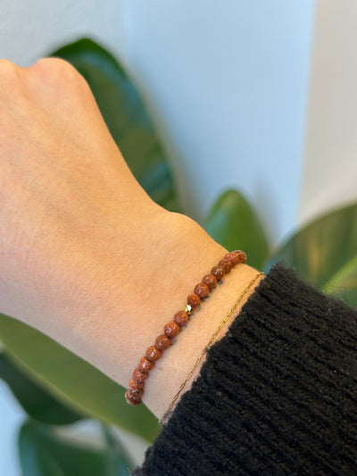 Kit DIY bracelet goldstone