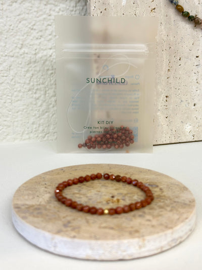 Kit DIY bracelet goldstone