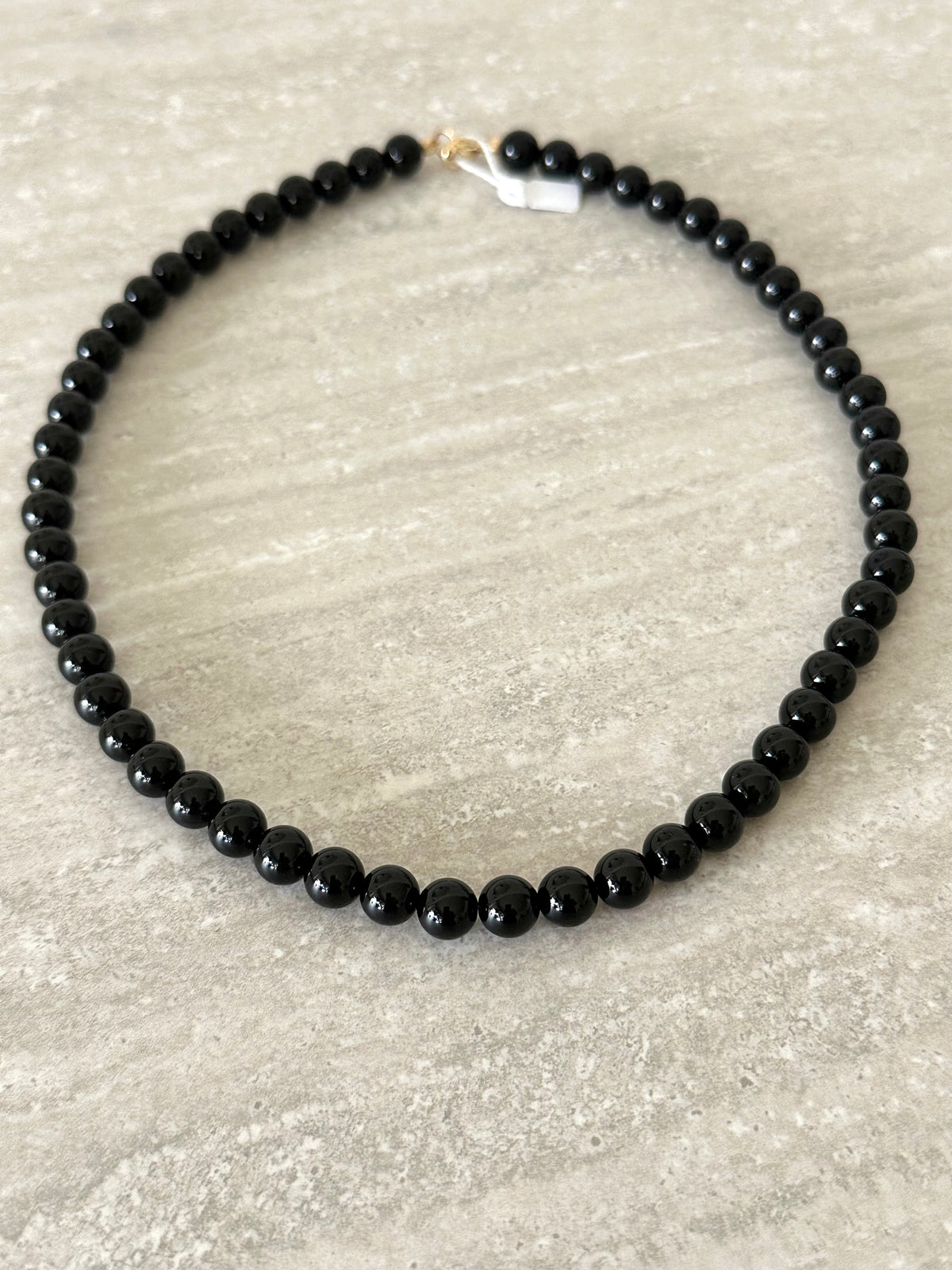 Collier onyx noir