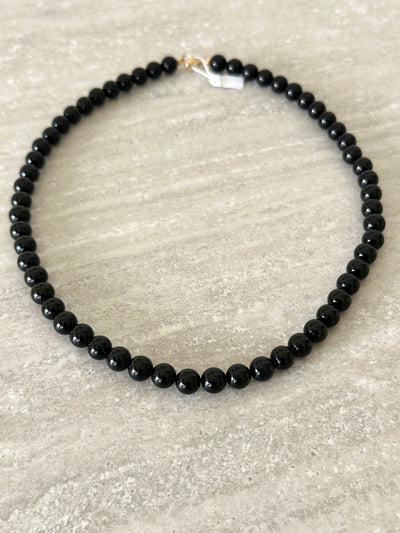 Collier onyx noir