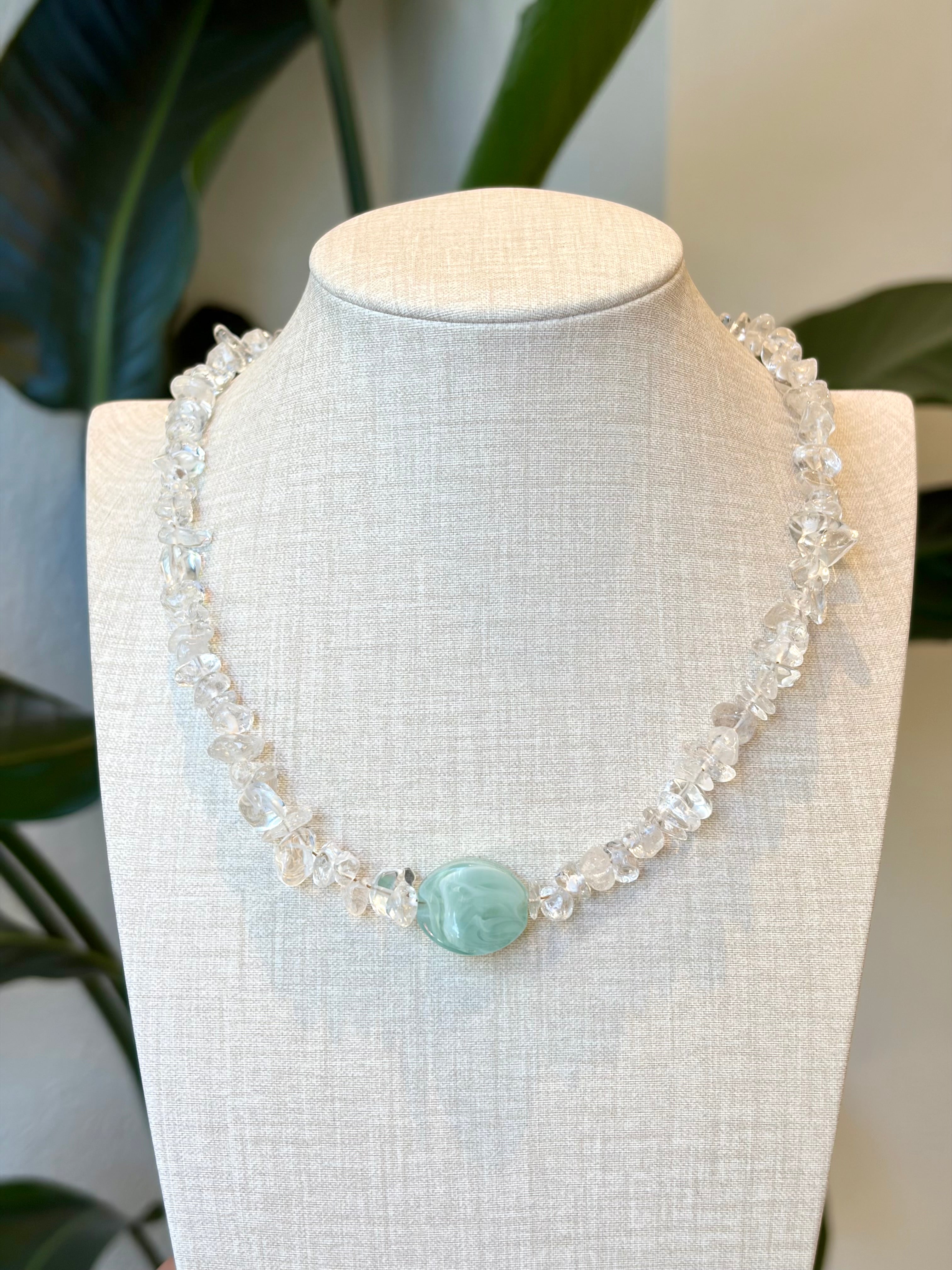 Collier en cristal de roche