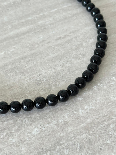 Collier onyx noir