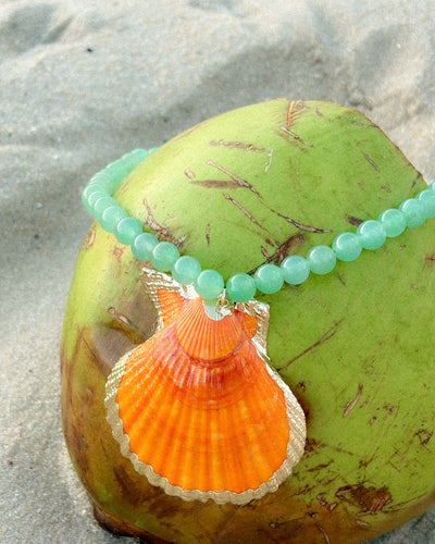 LE COLLIER AVENTURINE VERTE #1