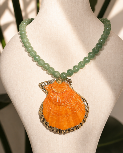LE COLLIER AVENTURINE VERTE #1
